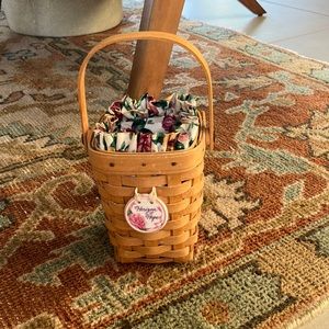 Longaberger Handwoven Basket 1996 American Cancer Society